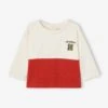 T-shirt Colorblock Bébé Garçon En Coton Bio - Rouge -Vertbaudet Soldes Boutique t shirt colorblock bebe garcon en coton bio