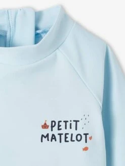 T-shirt De Bain Anti-UV Garçon Petit Matelot - Bleu Ciel -Vertbaudet Soldes Boutique t shirt de bain anti uv garcon petit matelot 4