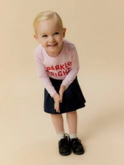 NAME IT T-shirt Fille Manches Longues NMFLINEA , Coupe Boxy - Rose -Vertbaudet Soldes Boutique t shirt fille manches longues nmflinea coupe boxy 23