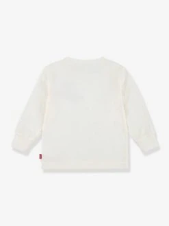 Levis T-shirt Logos Fantaisie LEVI'S Manches Longues - écru -Vertbaudet Soldes Boutique t shirt logos fantaisie levis manches longues 2