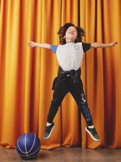 T-shirt Manches Courtes Contrastées Garçon - Gris Chiné -Vertbaudet Soldes Boutique t shirt manches courtes contrastees garcon 4