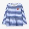 NAME IT T-shirt Manches Longues Fille NMFLIONA - Marine -Vertbaudet Soldes Boutique t shirt manches longues fille nmfliona 8