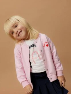 NAME IT T-shirt Manches Longues Fille NMFLIRA , Coupe Boxy - Blanc -Vertbaudet Soldes Boutique t shirt manches longues fille nmflira coupe boxy 2