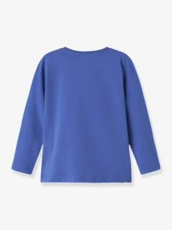 NAME IT T-shirt Manches Longues Fille NMFLIRA , Coupe Boxy - Blanc -Vertbaudet Soldes Boutique t shirt manches longues fille nmflira coupe boxy 4