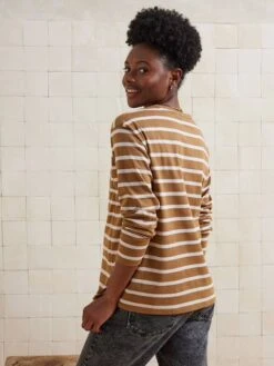 T-shirt Marinière De Grossesse Et D'allaitement - Olive -Vertbaudet Soldes Boutique t shirt mariniere de grossesse et dallaitement 57