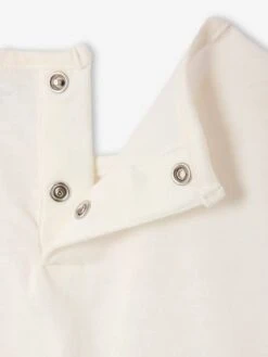 T-shirt Motif Fantaisie Bébé En Coton Bio - Blanc -Vertbaudet Soldes Boutique t shirt motif fantaisie bebe en coton bio 2