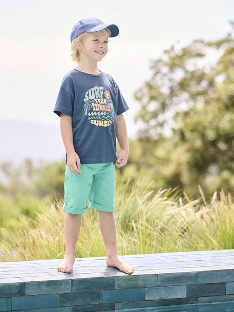 T-shirt Motifs Graphiques Garçon - Bleu Nuit 5 T-shirt Motifs Graphiques Garçon - Bleu Nuit – Image 5