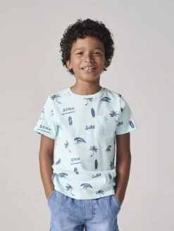 T-shirt Motifs Graphiques Garçon Manches Courtes - Blanc Chiné -Vertbaudet Soldes Boutique t shirt motifs graphiques garcon manches courtes 13