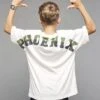 T-shirt Oversize Phoenix - Blanc Chiné