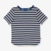 T-shirt Rayé Pour Filles MAALARI Finkid, Protection UV - Rouille -Vertbaudet Soldes Boutique t shirt raye pour filles maalari finkid protection uv
