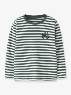 T-shirt Rayé Pour Garçon NMMVILLY NAME IT - Vert -Vertbaudet Soldes Boutique t shirt raye pour garcon nmmvilly name it 16