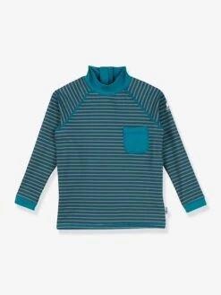 T-shirt UV Pour Enfants DELFIINI EKO Finkid, à Manches Longues - Bleu Océan -Vertbaudet Soldes Boutique t shirt uv pour enfants delfiini eko finkid a manches longues 1