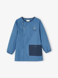 Tablier Garçon Personnalisable "Cool School" - Bleu