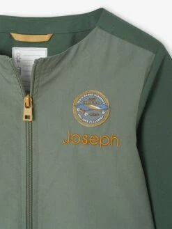 Tablier Garçon Personnalisable « Skate Academy » - Vert -Vertbaudet Soldes Boutique tablier garcon personnalisable skate academy 1 2