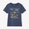 Tee-shirt Basics Motifs Animaliers Garçon - Gris Chiné