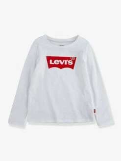 Levis Tee-shirt Batwing Levi's Manches Longues - Blanc