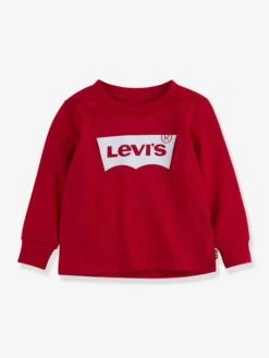 Levis Tee-shirt Bébé Batwing Levi's Manches Longues - Rouge