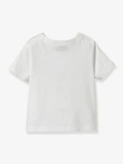 Cyrillus Tee-shirt Bébé Lettres En Tissu Liberty - Coton Biologique - Vert Imprimé -Vertbaudet Soldes Boutique tee shirt bebe lettres en tissu liberty coton biologique 2