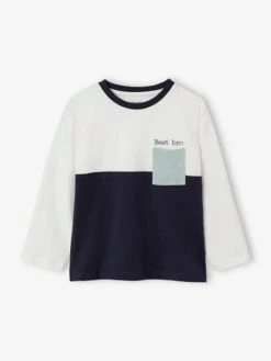 Tee-shirt Colorblock Garçon - Menthe 24 Tee-shirt Colorblock Garçon - Menthe -Vertbaudet Soldes Boutique tee shirt colorblock garcon 42