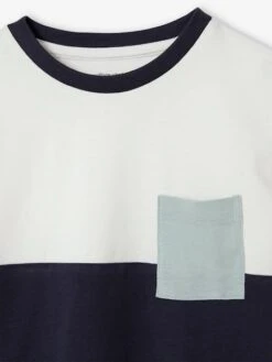 Tee-shirt Colorblock Garçon - Menthe 26 Tee-shirt Colorblock Garçon - Menthe -Vertbaudet Soldes Boutique tee shirt colorblock garcon 44