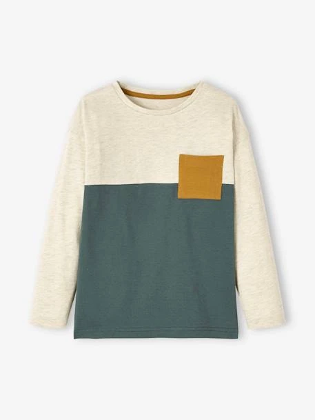 Tee-shirt Colorblock Garçon - Menthe 14 Tee-shirt Colorblock Garçon - Menthe – Image 14