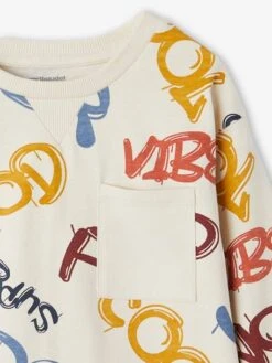 Tee-shirt Esprit Sweat Imprimé Garçon - Noix De Pécan -Vertbaudet Soldes Boutique tee shirt esprit sweat imprime garcon 33