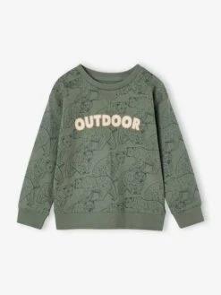 Tee-shirt Esprit Sweat Imprimé Garçon - Noix De Pécan -Vertbaudet Soldes Boutique tee shirt esprit sweat imprime garcon 36