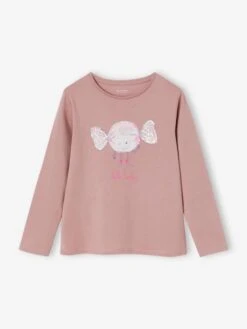 Tee-shirt Fantaisie Fille - écru -Vertbaudet Soldes Boutique tee shirt fantaisie fille 3