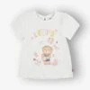 Levis Tee-shirt Fille Liv SS Smocked LEVI'S - écru -Vertbaudet Soldes Boutique tee shirt fille liv ss smocked levis