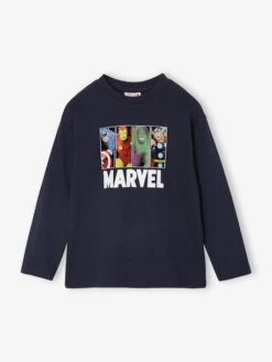 Tee-shirt Manches Longues Marvel Avengers - Marine