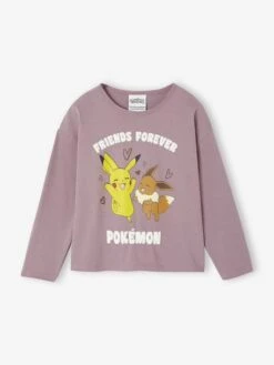 POKEMON Tee-shirt Manches Longues Pokémon Fille - Violet