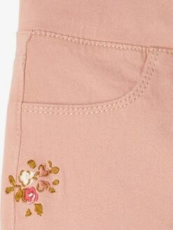 Tregging Brodé MorphologiK Fin Fille - Rose Poudré -Vertbaudet Soldes Boutique tregging brode morphologik fin fille 15