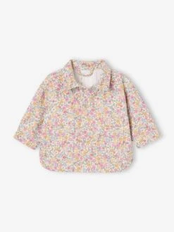Veste Imprimée En Toile Bébé - Multicolore