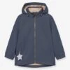 Veste Softshell Enfant MATADEN MINI A TURE - Bleu Foncé -Vertbaudet Soldes Boutique veste softshell enfant mataden mini a ture